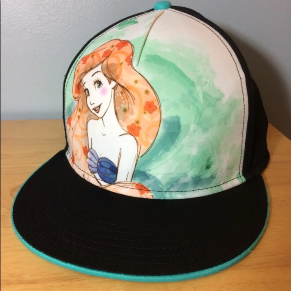 Ariel Disney Princess SnapBack Hat Cap Little Mermaid - Picture 1 of 7